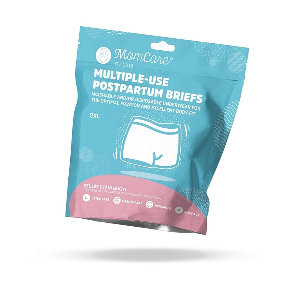 MOMCARE Popôrodné nohavičky pre viac použití veľ. 2 XL 4 kusy
