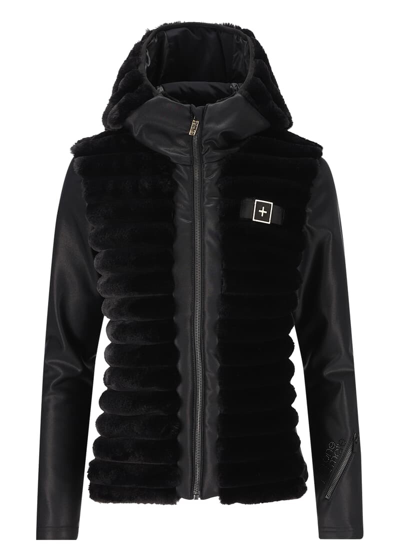 Dámska bunda OneMore 451 - ECO-PADDED SOFTSHELL HOODY JACKET-FREEZE