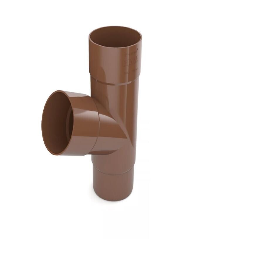 Rozdeľovač (T-kus) pre zvodové potrubie 63/63/63 hnedý