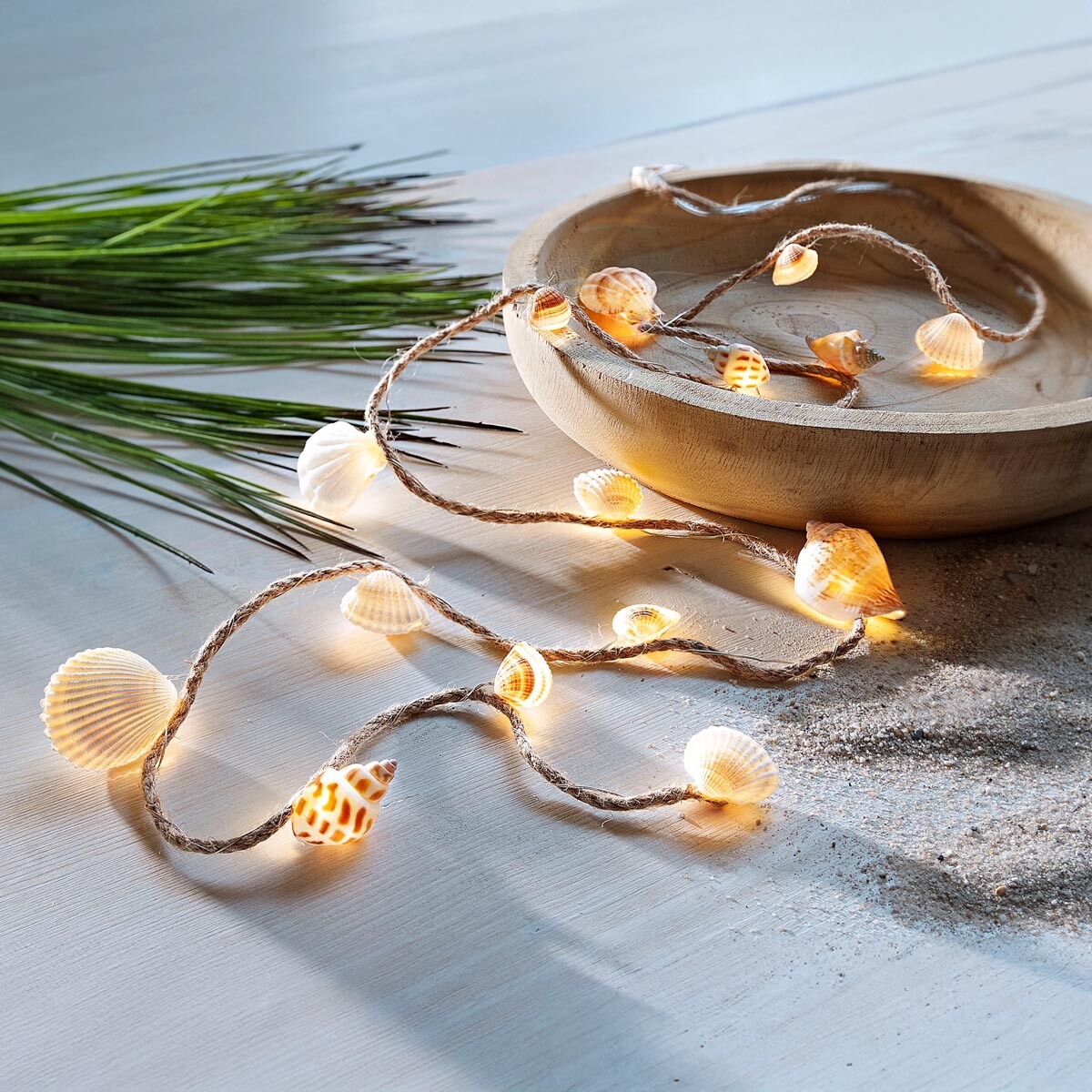 Svetelná reťaz LED Shell, 130 cm