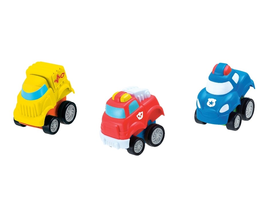 Auto na zotrvačník 9cm - hasičské auto