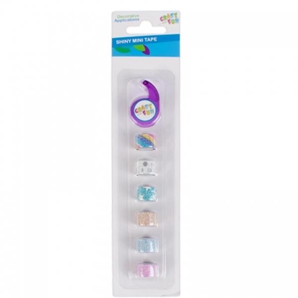 Craft with Fun Dekoračná lepiaca páska 6ks + odvíjač pásky 