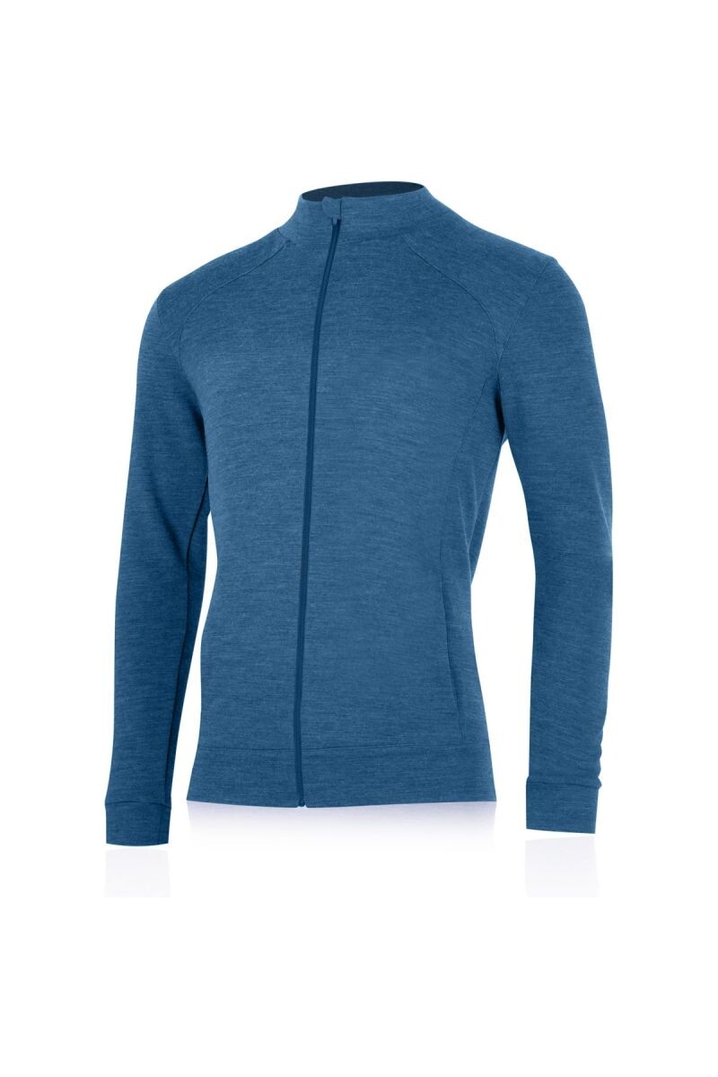 Lasting pánska merino mikina SARMIN modrá Veľkosť: S 8596445053630