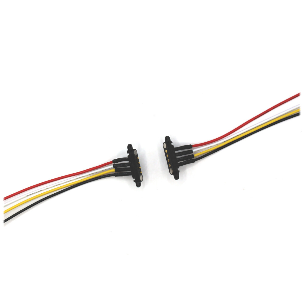 Kábel s magnetickými konektormi do panelu - sada samec/samica 24AWG, 4pin
