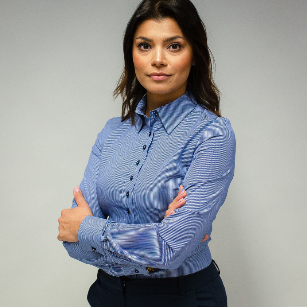 Dámska Košeľa s dlhým rukávom Willsoor Vzor 10095