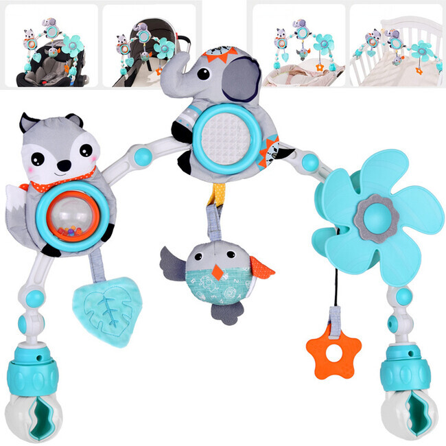 Interaktívna senzorická hrazdička nad postieľku pre bábätká