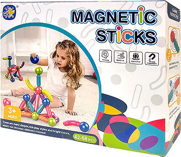 Bavytoy Magnetická stavebnice 42 ks