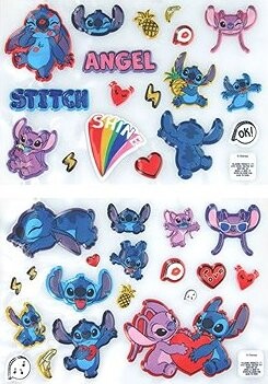 Lilo & Stitch: Stitch a Angel – 3D samolepky