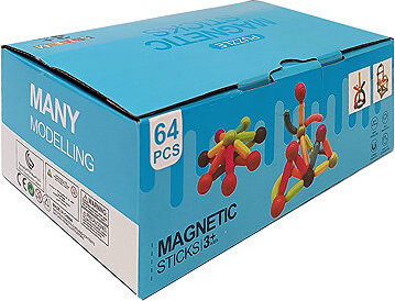 Bavytoy Magnetická stavebnice 64 ks