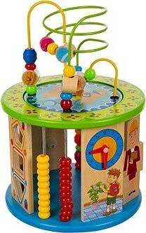 Kruzzel 24670 Dřevěná edukační kostka