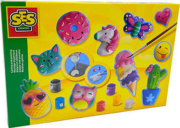 SES Sádrové odlitky - Barevné figurky