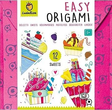 Ludattica Easy Origami - Sladkosti, 12 ks