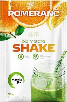 Matcha Tea BIO shake 300 g, pomaranč