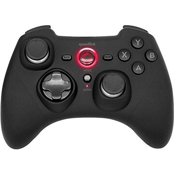 Speedlink RAIT Gamepad – Wireless – for PC/PS3/Switch, rubber-black