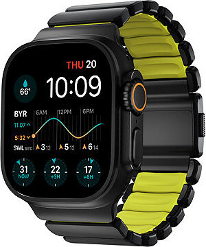 Nomad Stratos Band AW 45/46/49 mm Black Titanium Volt FKM