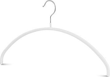 MAWA Kovové protiskluzové ramínko Economic bílé, 10 ks