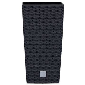 M.A.T. Group Obal na kvetináč RATO SQUARE 32,5 × 32,5 × 61 cm, antracit