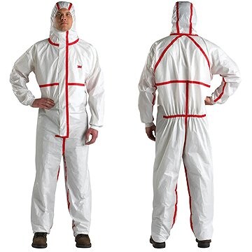 3M Protective Chemical Coverall 4565, Type 4/5/6, Velikost - L