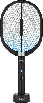 Teesa TSA0163.1 Plácačka na mouchy elektrická s UV světlem, 3v1, černá