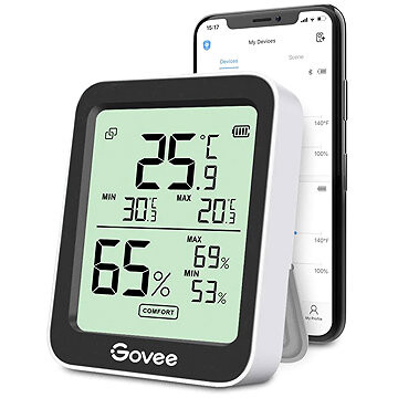 Govee Teploměr a vlhkoměr s displejem, Bluetooth