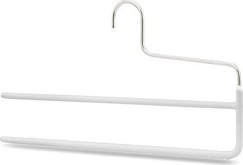 MAWA Kovové protiskluzové ramínko na kalhoty KH duo bílé, 5 ks