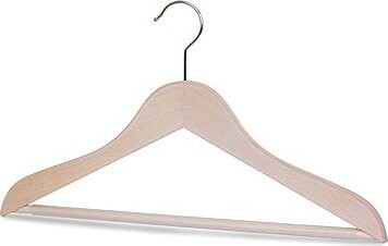 MAWA Dřevěné ramínko Scandinavia s kalhotovou tyčí, bílé