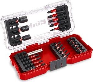 EINHELL S-CASE Súprava najpoužívanejších bitov a nástrčných kľúčov, 28 ks, 49108703
