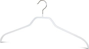 MAWA C23 protiskluzové ramínko Silhouette light bílé, 10 ks