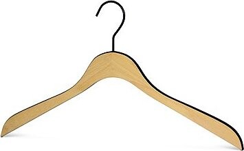 MAWA Dřevěné ramínko Loft, hnědo-černé