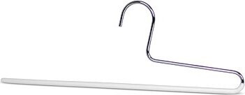 MAWA Kovové protiskluzové ramínko na kalhoty KH bílé, 10 ks