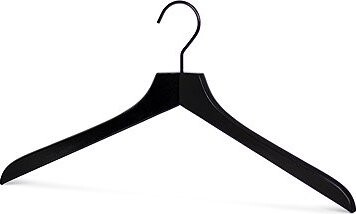 MAWA Dřevěné ergonomické ramínko All in black, černé