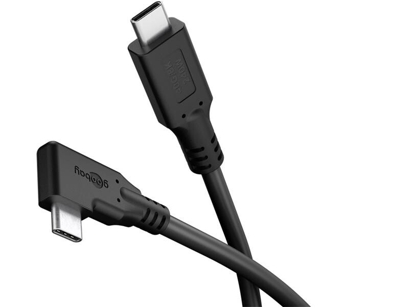 Kábel GOOBAY 79432 USB-C/USB-C 1 m čierny