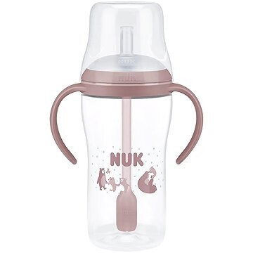 NUK Perfect Match Bear so slamkou 260 ml