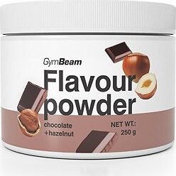 GymBeam Flavour powder čokoláda – lieskový orech 250 g