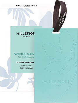 MILLEFIORI Laundry vonná karta Patchouli Smeraldo 3 ks