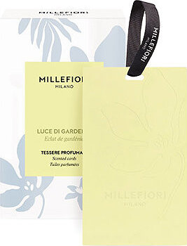 MILLEFIORI Laundry vonná karta Luce Di Gardenia 3 ks