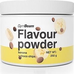 GymBeam Flavour powder banán s čokoládovými lupienkami 250 g