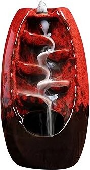 Verk 27420 Keramická aromalampa kouřový vodopád, červená