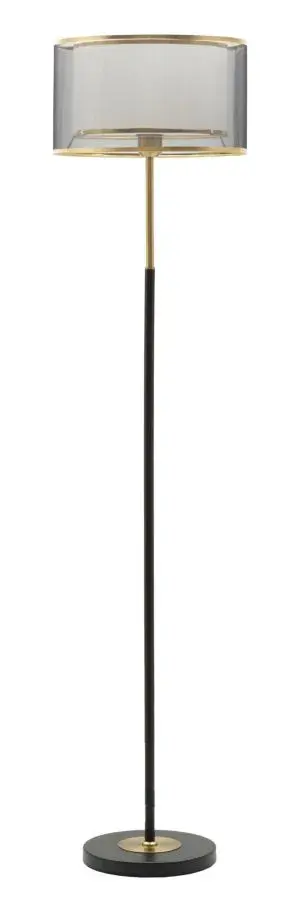 Stojací lampa Levels 153 cm černá/zlatá