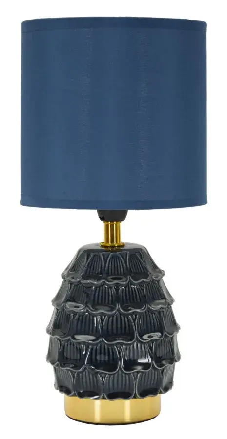 Stolní lampa Pigny 30,5 cm modrá