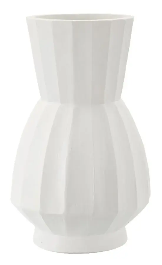 Váza Glint Pot 41 cm bílá