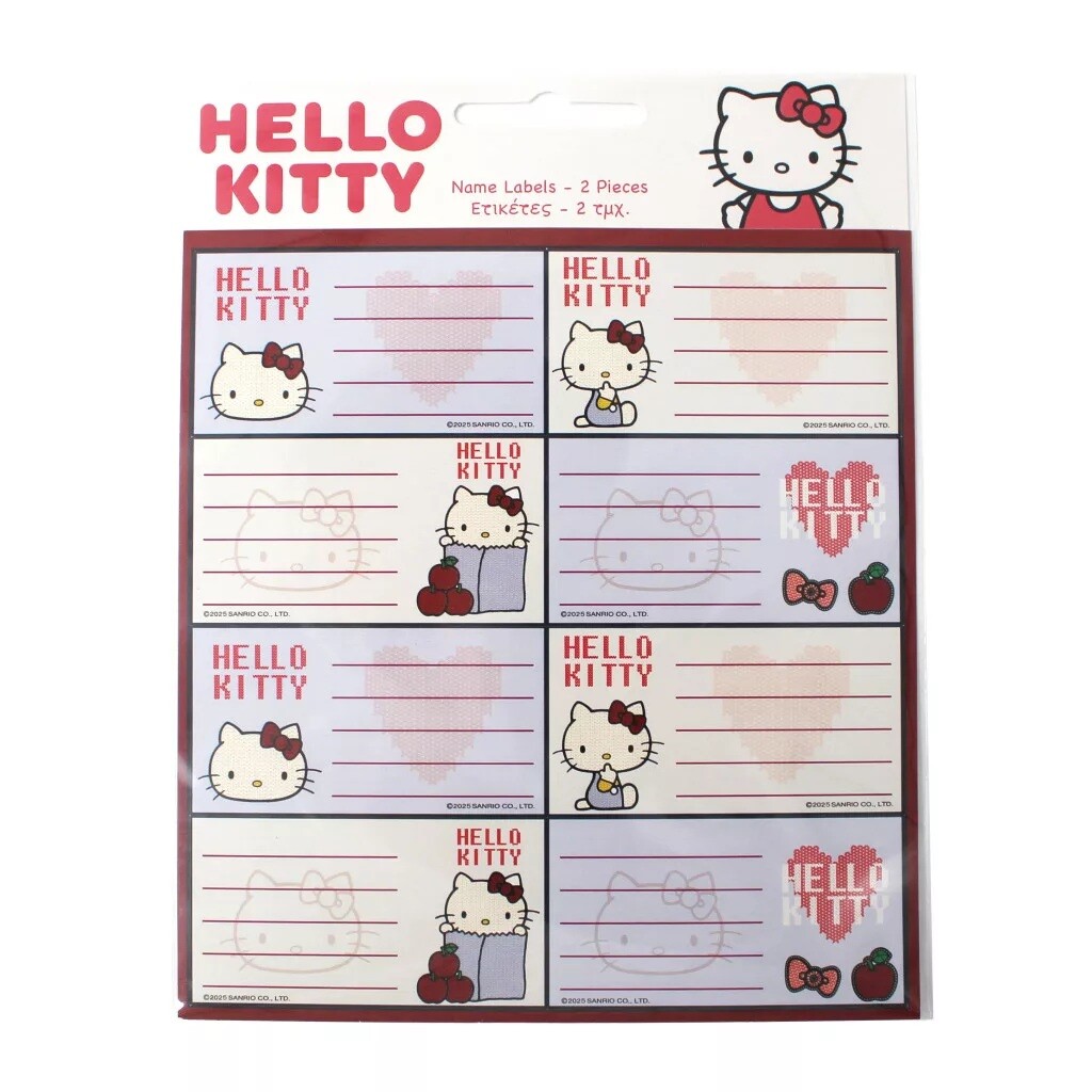 Mačacia mama Samolepiace štítky s mačičkou Hello Kitty