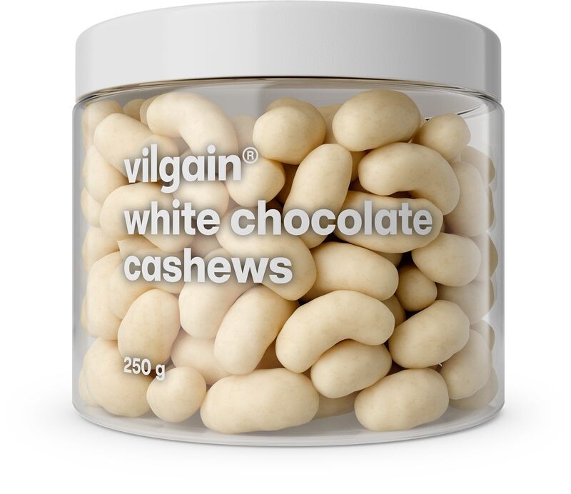 Vilgain Kešu v čokoláde – biela čokoláda 250 g
