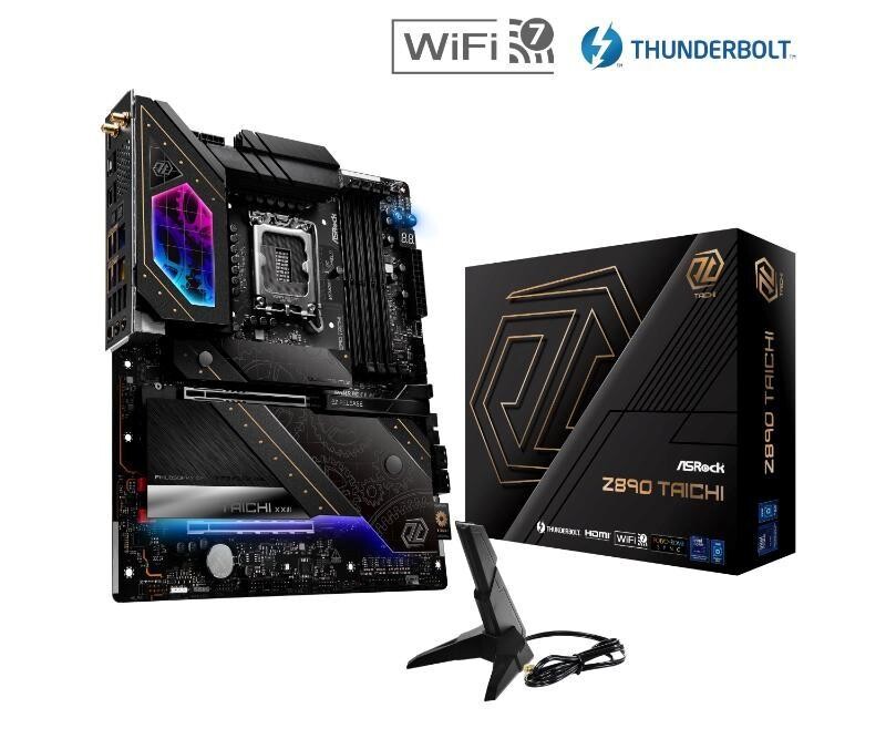 ASRock MB Sc LGA1851 Z890 TAICHI, Intel Z890, 4x DDR5, 1x HDMI, 2x Thunderbolt, WI-FI