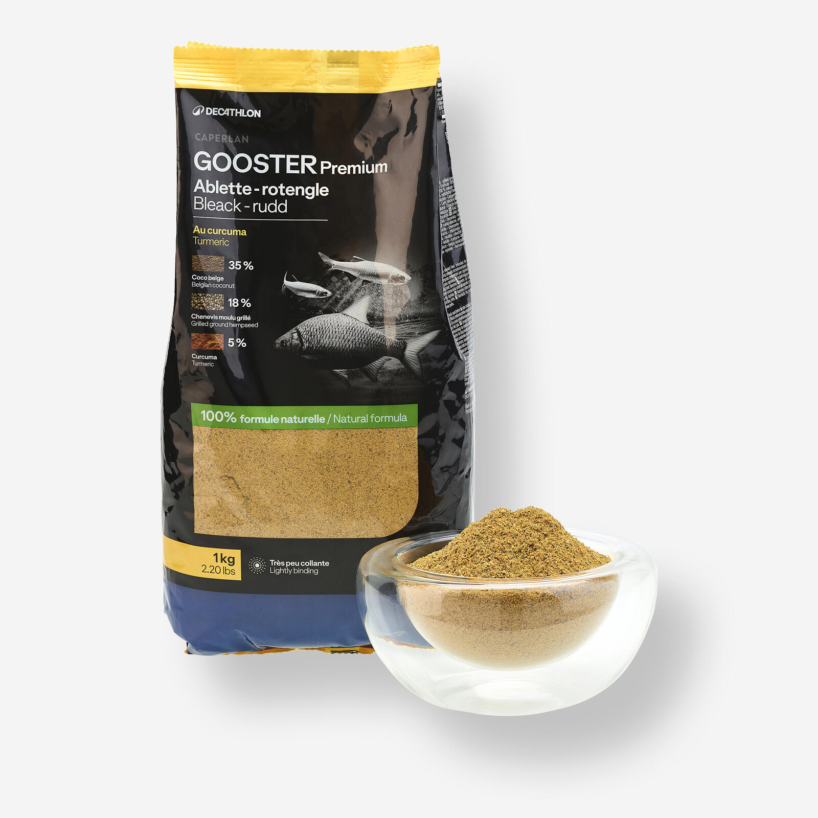 Rybárska návnada Gooster premium ablette rotengle 1 kg na lov belíc a červeníc