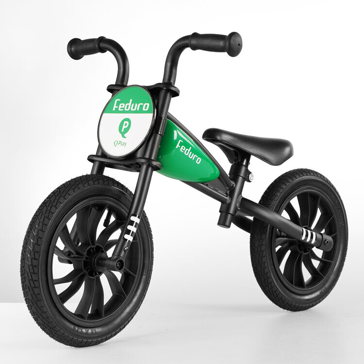 QPLAY Odrážadlo Feduro Green, vek 3-6 rokov