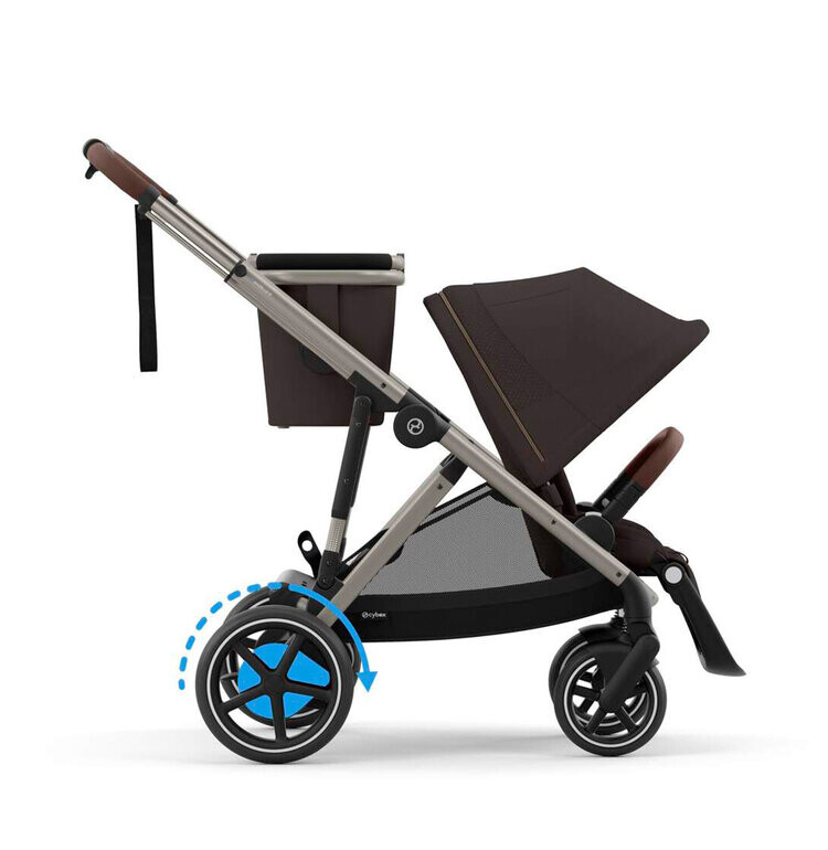 CYBEX Kočík súrodenecký eGazelle S Chocolate Brown Gold