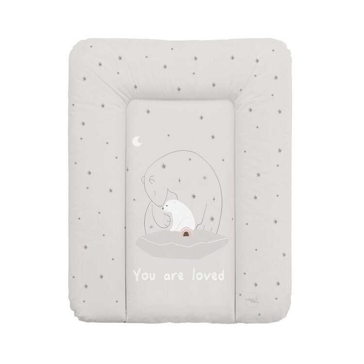 CEBA BABY Podložka prebaľovacia mäkká malá (50x70) Basic Polar Bears