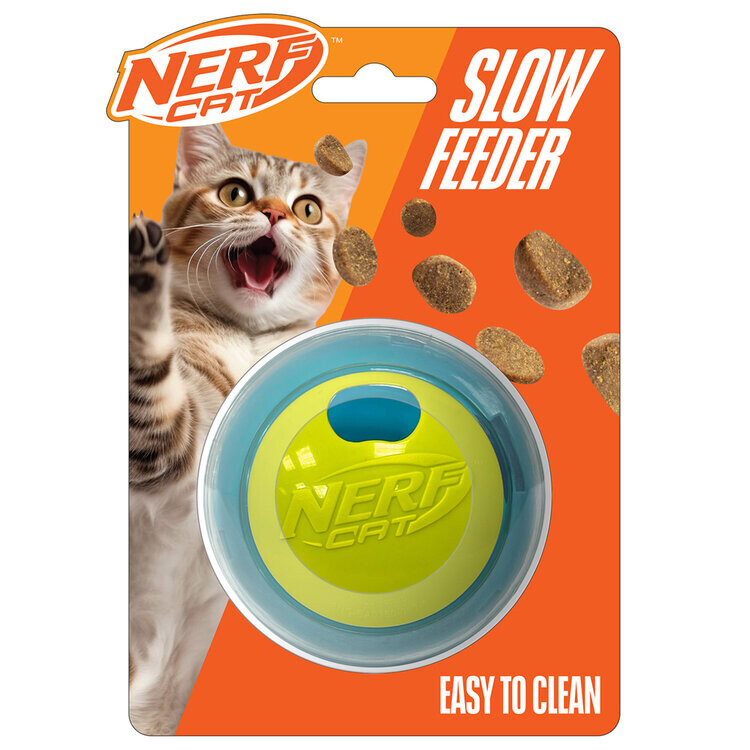 NERF CAT Hračka pre mačky loptička na maškrty 9 cm