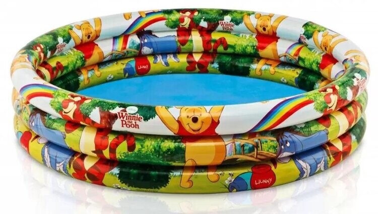 INTEX Bazén nafukovací Medvedík Pú, 147x33 cm